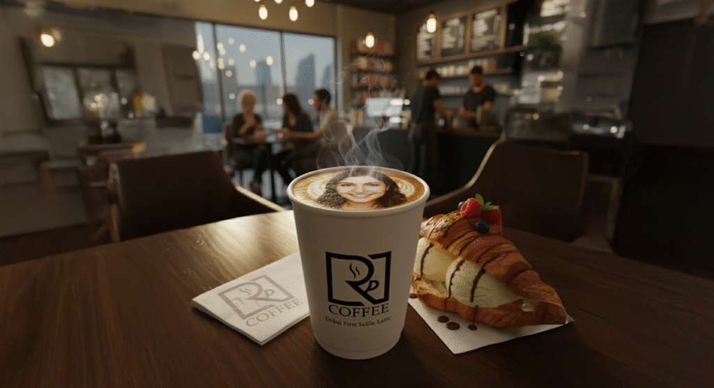Unlocking the Phenomenon: Why the Selfie On Latte by R Square Coffee is Dubai’s New Icon